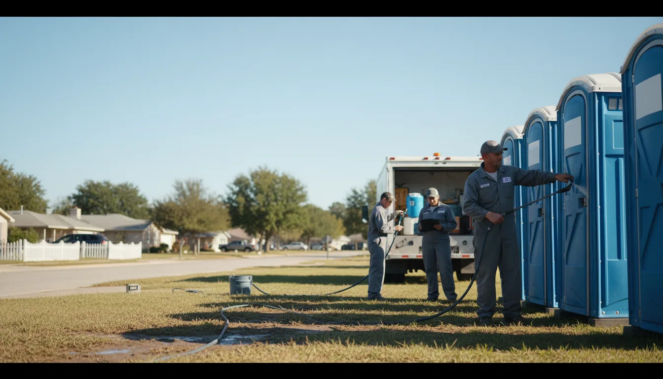 Long-Term Portable Toilet Rental in Glenmora, LA near me